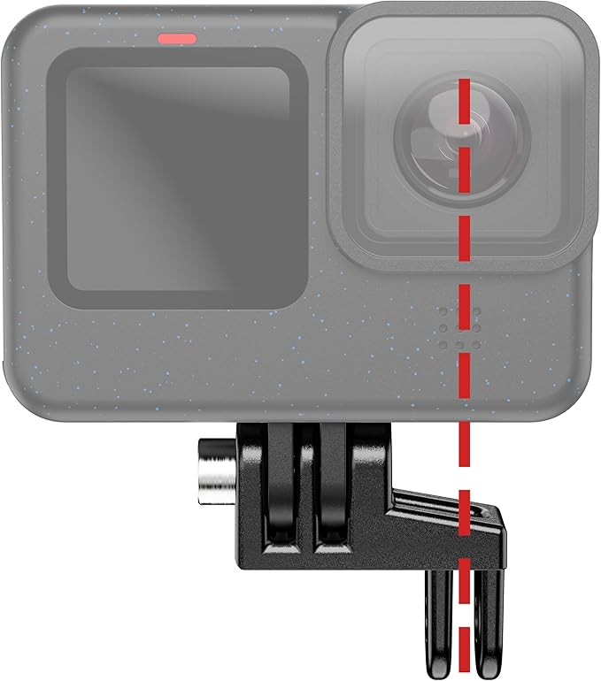 Centering Lens Alignment Adapter (Offset Mount) – Compatible with GoPro, DJI, and Insta360 Action Cameras