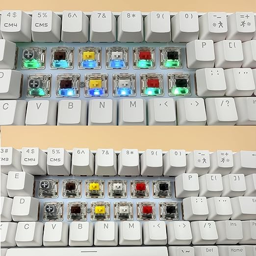 Gateron G Pro 3.0 Brown Switches for Mechanical Keyboard,3-Pin 55gf Tactile Feel/Pre-Lubed/Pin-Enhanced Switches(36pcs,Brown,3-Pin)