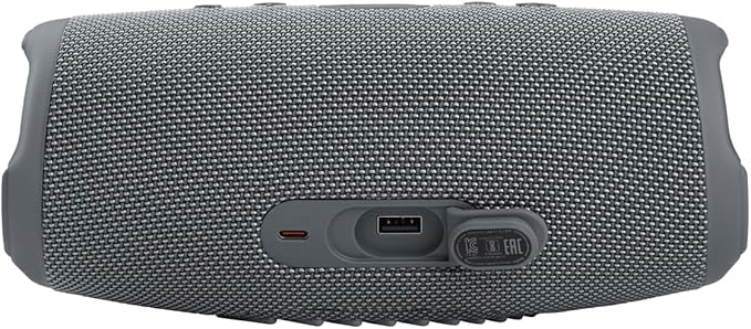 JBL CHARGE 5 - Portable Waterproof (IP67) Bluetooth Speaker with Powerbank USB Charge out, 20 hours playtime, JBL Partyboost (Grey)