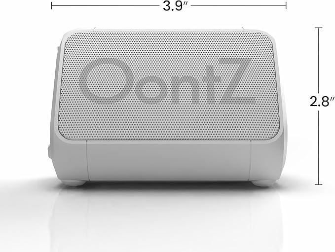 OontZ Angle Solo Portable Bluetooth Speaker - Ultra Portable, 14 Hours of Playtime, 100ft Wireless Range, Waterproof, Budget-Friendly Speaker for Travel, Outdoor or Home, Great Gift (White)