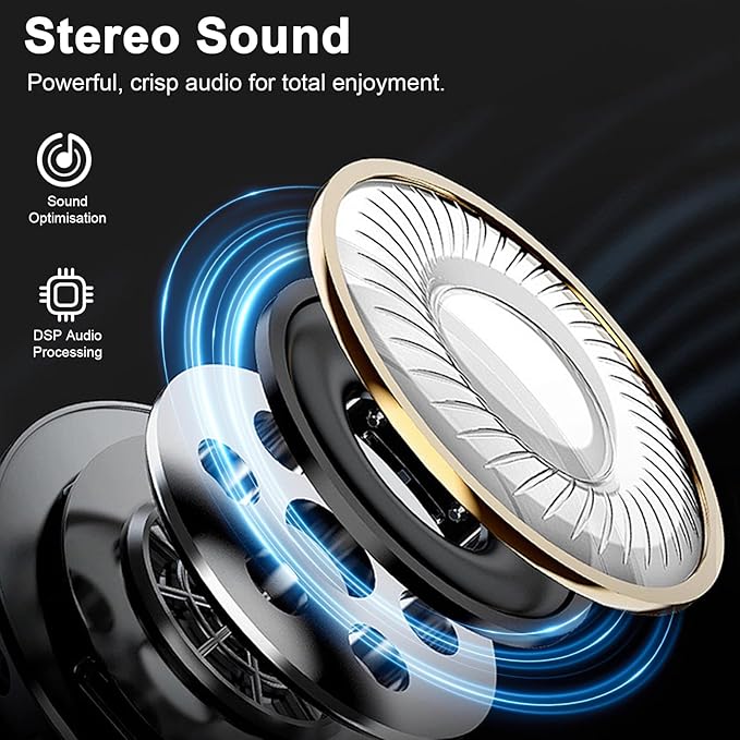 Bluetooth Speaker, Shower Speaker Portable with Hook, IPX7 Waterproof Bluetooth Speakers with Suction Cup, Digital/Time Display, Crystal Sound, Small Wireless Speakers for Outdoor Bathroom Gifts,Black
