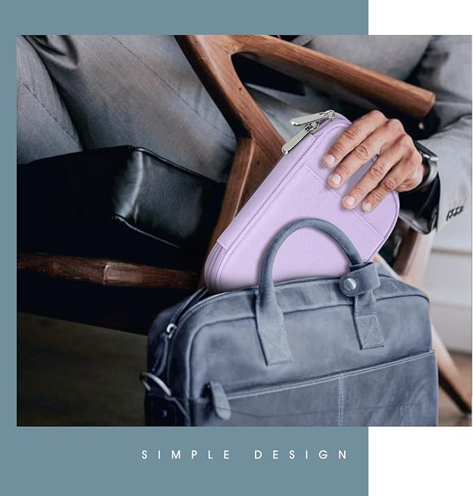 TiMOVO 6-7 Inch Tablet Sleeve for eReader Book Paperwhite/Colorsoft Signature Edition, Protective Sleeve Cover Case with Pocket for E-Reader/Oasis & Kobo Devices, Purple Lavender