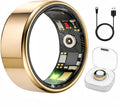 Smart Ring for Women Men,Sleep Tracking Wearable,Fitness Tracker Ring with Step/Heart Rate/Blood Oxygen/Distance/Calorie,Clock Vibration,No Subscription Fee,5ATM Water (Rose Gold, 13)