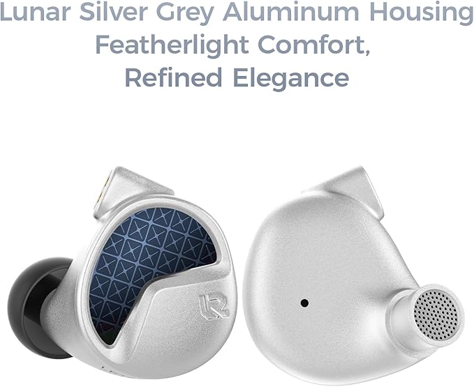 Letshuoer Astralis 15.5mm 5th-Generation Planar Diaphragm Driver Hi-Fi in-Ear Monitors, HiFi Wired in Ear Earbuds, Planar IEMS with Detachable Silver-Plated Copper Cable for Audiophiles Musicians