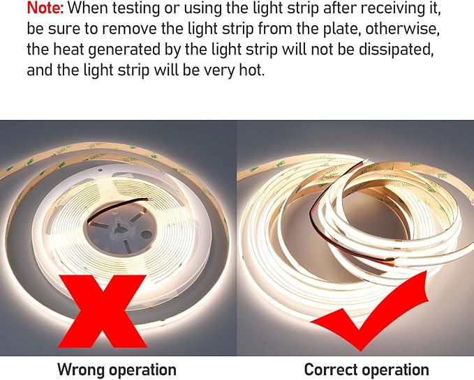 GOMING 32.8ft(10M) DC 24V Double Row COB LED Strip Light Natural White 4000K IP65 Waterproof 6000LEDs CRI 93+ 20000lm Uniform Glow Dotless Flexible LED Tape Lights for DIY Home Decor(No Power Supply)