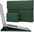 HYZUO 13 Inch Laptop Case Sleeve with Stand for 2026-2018 MacBook Air 13 M5 M4 M3 M2 M1, 2026 13" MacBook Neo, 2026-2016 MacBook Pro 13 M2 M1, iPad Pro/Air 13, Surface Pro 12-3, XPS 13, Midnight Green