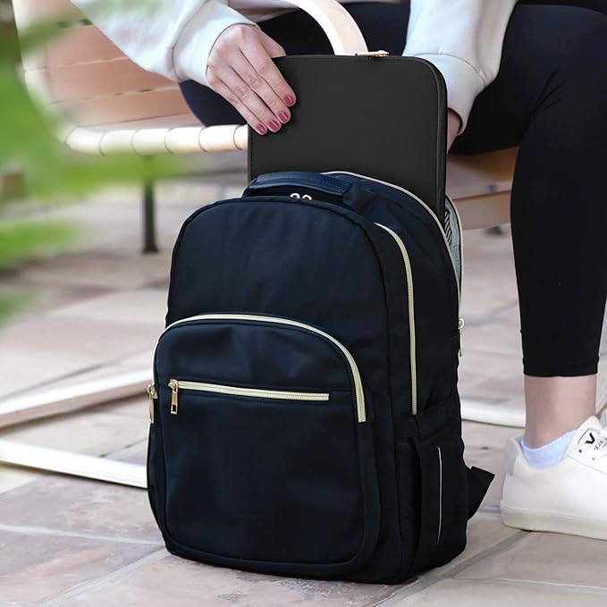 Vandel MacBook Air 13 inch Laptop Sleeve, Fits 13-13.3 inch Laptops: Neoprene MacBook Air & Pro Case, Chromebook, HP Soft Cover | Thin Computer Carrying Bag, Black Mac (M1 & M2) Pouch