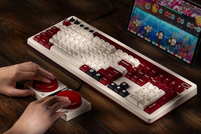 8BITDO Retro 108 Mechanical Keyboard - FAMICOM