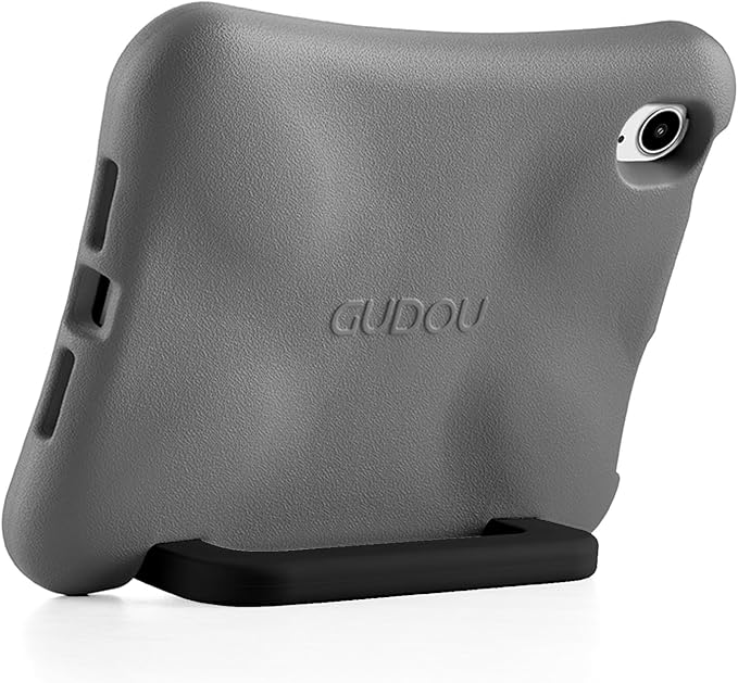 Kids Case for iPad mini 7 (A17 Pro) 2024 /iPad Mini6 2021, Light Weight Heavy Duty/Shockproof/Drop Proof with Handle/Kickstand, Child Friendly Cover for iPad mini 7th/6th Gen 8.3inch (Grey)