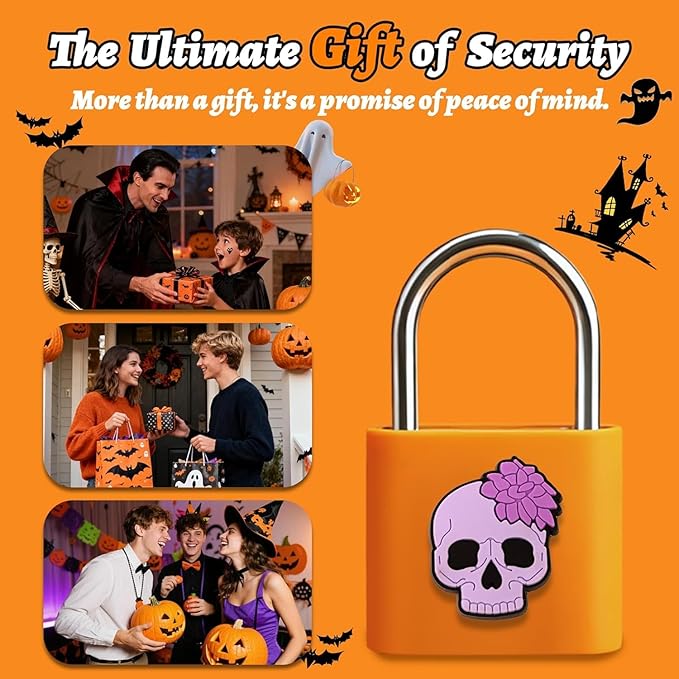 UMIKSMART Fingerprint Padlock, Keyless Fingerprint Padlock with USB Charging, Smart Keyless Padlock for School Locker, Gym Locker, Backpack and Travel Bag, Gift for Kids, Teens and Friends