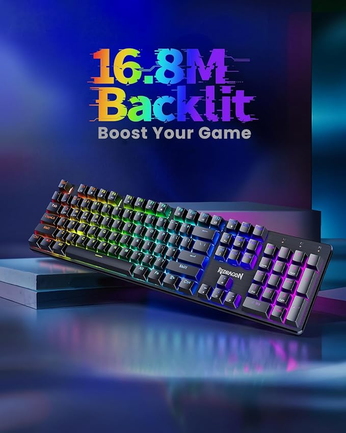 Redragon K671KS Wireless Mechanical Gaming Keyboard, Tri Mode BT/2.4G/USB-C Hot Swappable Custom Keyboard, RGB Backlit Computer Gaming Keyboards, PBT Keycaps, Programmable for PC/Tablet/MAC