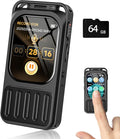 64GB Digital Voice Recorder with 2" Touchscreen & Bluetooth, 3072Kbps HD Dual Mic XIXITPY Audio Recording Device with Playback, Password, A-B Repeat, MP3 for Lectures, Meetings, Interviews