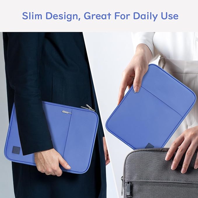 Dadanism 13 Inch Tablet Sleeve Padded Carrying Case for New iPad Air 13" M4/M3 2026/2025, iPad Pro 13" M5/M4 2025/2024, Galaxy Tab S10+/S9 FE+/S9+ 12.4", Remarkable Paper Pro 11.8", Periwinkle