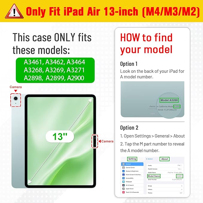 Fintie Magnetic Stand Case for iPad Air 13-inch M4/M3/M2 (2026/2025/2024) - Multiple Angles Shockproof Rugged Soft TPU Cover with Pencil Holder, Auto Sleep/Wake, Purple