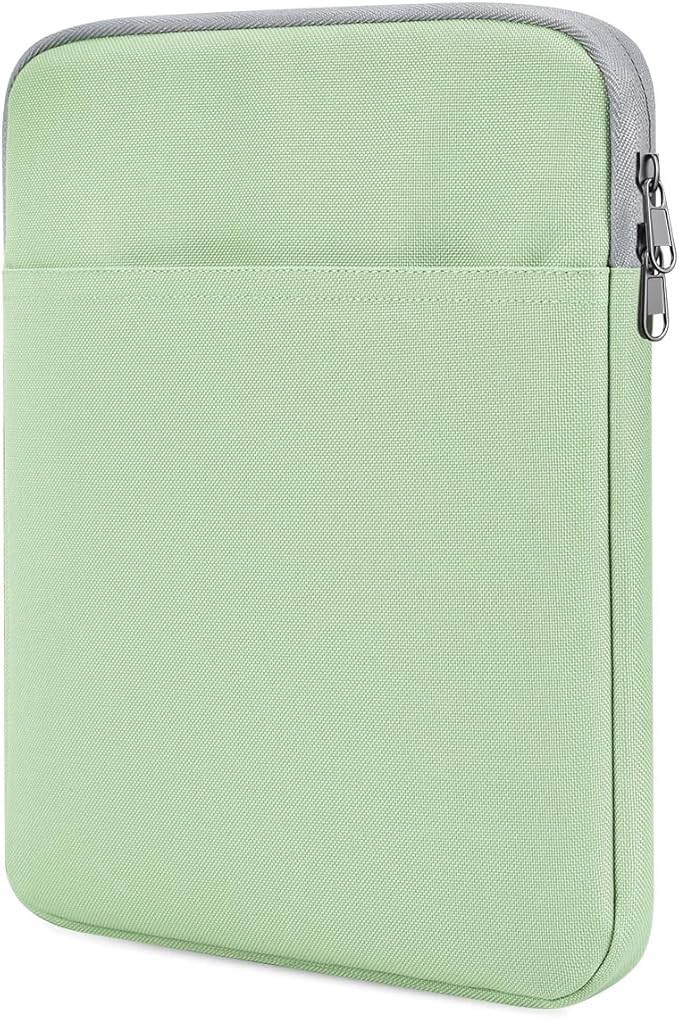 Tablet Sleeve for 11" Samsung Galaxy Tab A9+ Plus /S9 FE 10.9, Fire HD 10", iPad Air 11 M3 M4/ Pro 11 M5 M4/ 10th, Protective Case Bag Pouch, Green