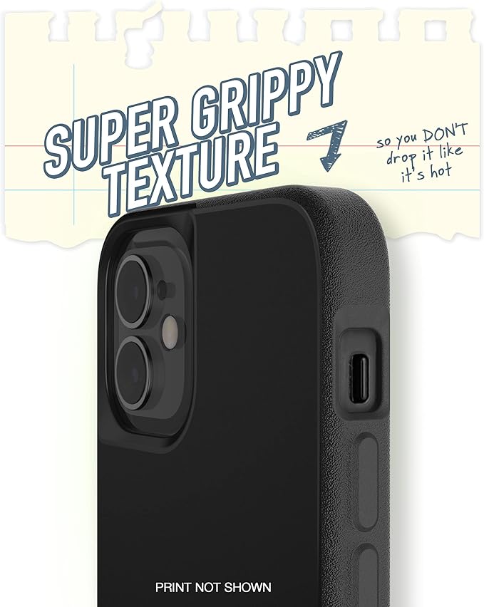 Smartish iPhone 12 Mini Slim Case - Gripmunk [Lightweight + Protective] Thin Cover (Silk) - Secret Menu