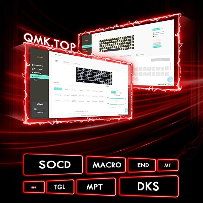 ATTACK SHARK X68MAX HE 60% Wired Magnetic Switch Keyboard,Full Aluminum CNC,0.005mm RT Accuracy,8KHz Rapid Trigger Mechanical Gaming Keyboard,Adjustable Actuation,RGB Coiled Cable for FPS Games,Black