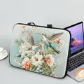 Hummingbird 13 Inch Laptop Sleeve for Women Protective Case Cover Compatible with 10-17 inch Chromebook, Notebook, Briefcase, Spring Floral Waterproof Computer Cases Bag with Handle