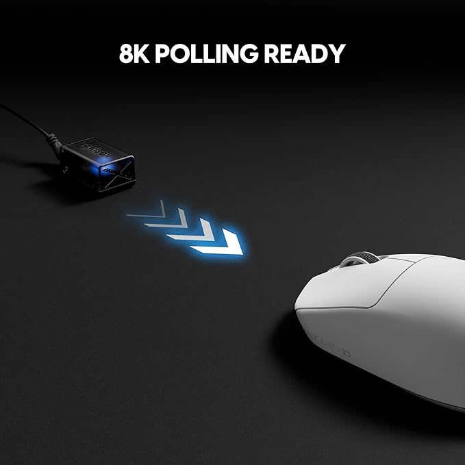 Pulsar Gaming Gears X3 LHD Crazylight Wireless Gaming Mouse, Ultra Lightweight 1.51 oz (43g), Hybrid Ergonomic, Optical Switch, 32000 DPI, 750 IPS, XS-1 Sensor, 8k Compatible (Left-Handed, Jet Black)