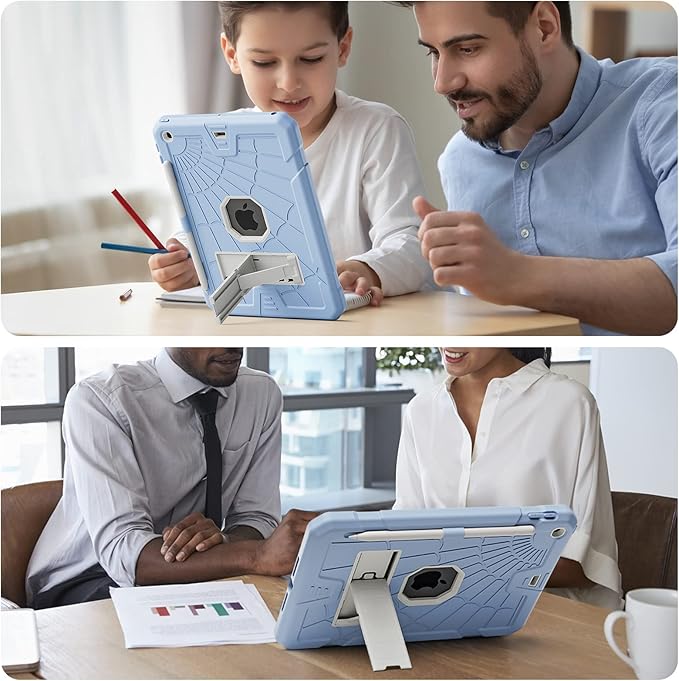SIBEITU iPad 9.7 inch Case for Kids | iPad 6th Generation Cases with Stand | iPad 5th Generation Case W/Pencil Holder 2018/2017 | Slim Shockproof Protective Case for iPad 9.7 inch 5th/6th Gen