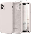 Magnetic for iPhone 11 Phone Case Silicone, Compatible with MagSafe, [Full Camera Protection][Screen Protector] Slim Shockproof Protective Case for iPhone 11 6.1", Stone