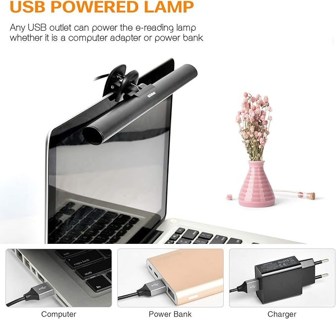 Monitor Light, Screen Light Bar Computer e-Reading LED Task Lamp, 3 Color Modes LightBar, 10 Brightness, USB Powered Monitor Lamp