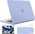 May Chen Case for MacBook Air 13/13.6-inch (M5/M4/M3/M2, 2022-2026 Models A3449 A3240 A3113 A2681), Lightweight | Closes Seamlessly | Ideal for Work Hard Shell Case, Airy Blue A+