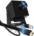 MMlove 4K HDMI Camera High Speed 60FPS USB Webcam 8MP Streaming with 120 Wide Angle Lens H.264 2X Digital Zoom Simultaneous Output Close up Lightburn for PC Laptop