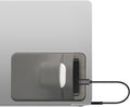 kwmobile Elastic Sleeve Compatible with SanDisk Portable SSD, Samsung T7, Crucial X8, HDD Case - Stretchy Elastane Adhesive External SSD Holder - 10x7cm & 8x7cm Pockets - Grey