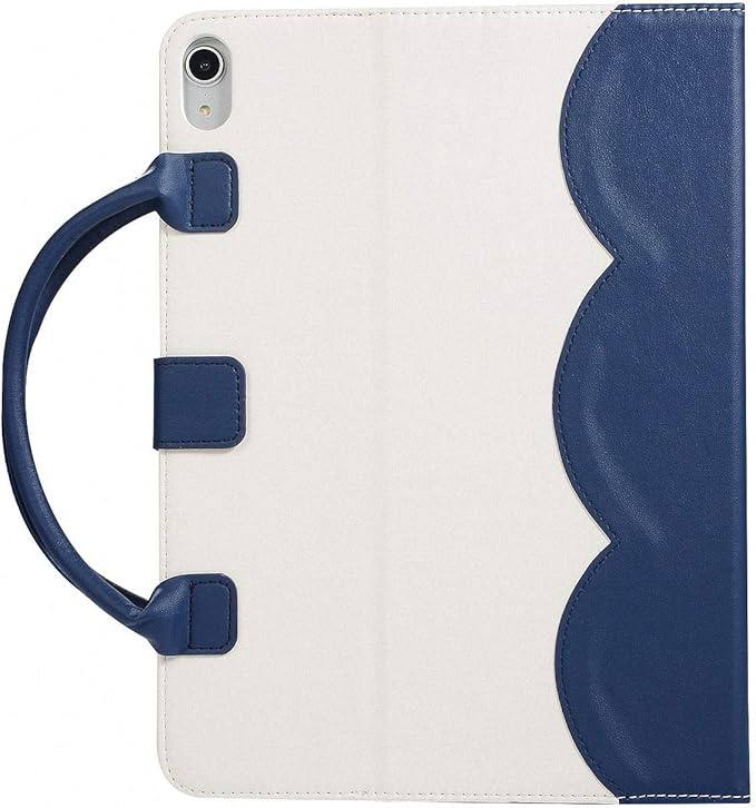 Handbag Case for iPad 9th 8th 7th Generation/Pro 10.5/Air3, Techcircle Cute Bowknot Flap Wallet Slim Folio Stand PU Leather Carrying Case with Pocket, Auto Wake/Sleep, Blue