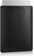 MoKo Laptop Sleeve Compatible with MacBook Air 13.3 M5/4/3/2/1, 13-in Mac Pro M2/M1 & MacBook Neo A18, PU Leather Notebook Computer Protective Carrying Bag Slim Stylish Case Pouch, Black