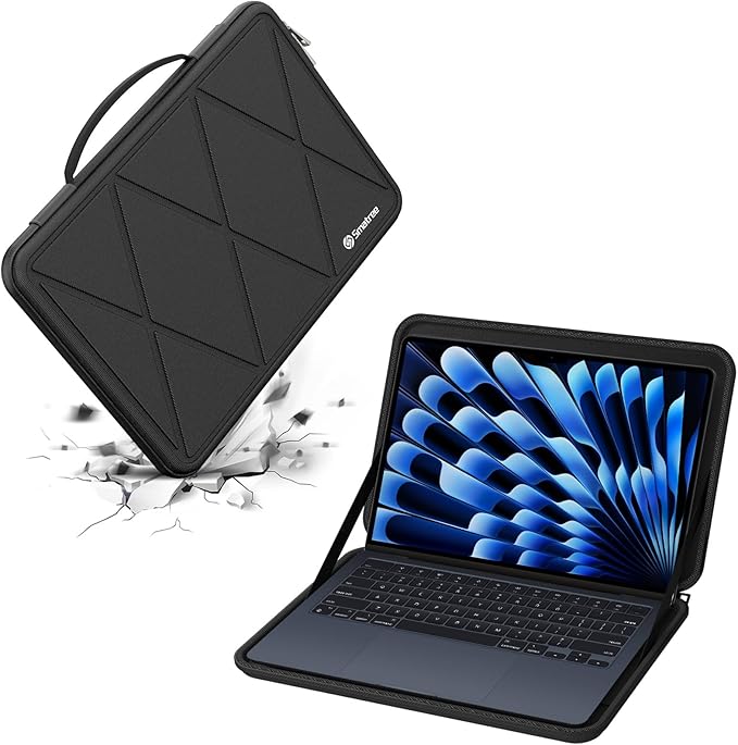 Smatree Hard EVA Protective Sleeve Case Compatible for 15.4 inch Apple MacBook Pro 2019/2018/2017/2016, for MacBook Pro A1990/A1707, Anti-Shock Notebook Bag (X8275T)