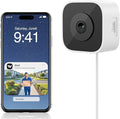 3MP Window Cameras for Home Security,Security Camera, 2K Full Color Night Vision, AI Human & Motion Detection, 24/7 Recording, Two-Way Audio, Easy Installation (White)