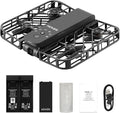 HOVERAir X1 Drone with Camera, Follow-me Drone with Self-Flying Mode, Foldable Mini Drone with HDR Video Capture, Palm Takeoff, Intelligent Flight Paths, Hands-Free Control Black (Combo)