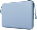 FINPAC Hard Laptop Sleeve Case for 13 inch MacBook Neo A18 Pro, 13 inch MacBook Air 2026 M5/M4/M3/M2, 14 inch MacBook Pro 2026 M5/M4/M3/M2 Pro/Max, Waterproof Case for Dell, Surface Laptop, Ice Blue