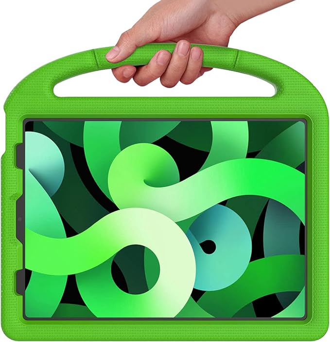 SUPLIK Kids Case for iPad Air 5th/4th Generation (10.9 inch,2022/2020), Built with Screen Protector, iPad Air 5 Kidproof Case with Handle Stand for Apple iPad Air Gen 4/5&Pro 11 Old Version, Green