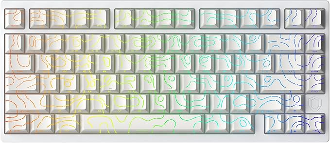 IROK MG75PRO 81 Keys Wired Magnetic Switch Mechanical Keyboard, Hall Effect, 8KHZ/ARGB/CNC Aluminum, Gasket Structure Gaming Keyboard(White)