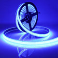 LEDENET Outdoor 12V LED Strip Lights 16.4ft, Double Row 2400 LEDs Waterproof IP67, Super Bright Blue Dimmable Flexible Tape Lights for Outdoor, Truck, RV, and Boat Lighting
