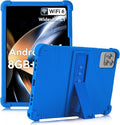 ATOOZ for ROWT 10.1 inch Tablet Case,Soft Silicone Case for ROWT A10/SVITOO Tab 10/Aiprotablet C20e/ZONKO D115/MB1001 10.1 inch Tablet with Stand (Blue)