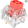 Kailh Box Red Switches for Mechanical Keyboard,3-Pin 45gf Linear/Factory Lubed/Dust&Waterproof Switches(Kailh Box Red,108Pcs)