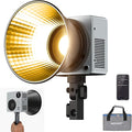 NEEWER 80W LED Video Light with 72Wh Battery/100W PD Fast Charging APP/2.4G Control Portable Bi Color Mini COB Studio Continuous Output Lighting 26500lx/1m 2700-6500K Dimmable CRI95+ 13 Scenes, HB80B