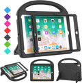 SUPLIK Kids Case for iPad 5th/6th Generation(9.7 inch, 2017/2018), iPad Air 2/1 & Pro 9.7 Case with Screen Protector, Durable Protective Cover with Handle Stand for Apple iPad 5/6 Gen, Black
