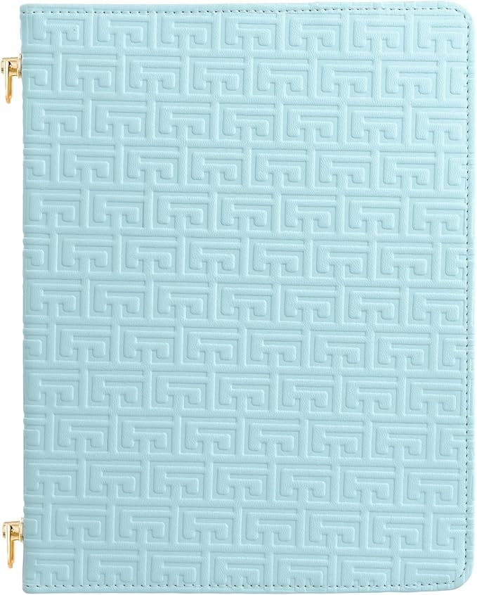 Handbag Case for iPad Pro 12.9" (6th/5th/4th Generation) & iPad Air 13" M3 M2, Techcircle Elegant Crossbody Folio Stand Wallet Case w/Pencil Holder, Card Slots, Hand+Shoulder Strap, Baby Blue