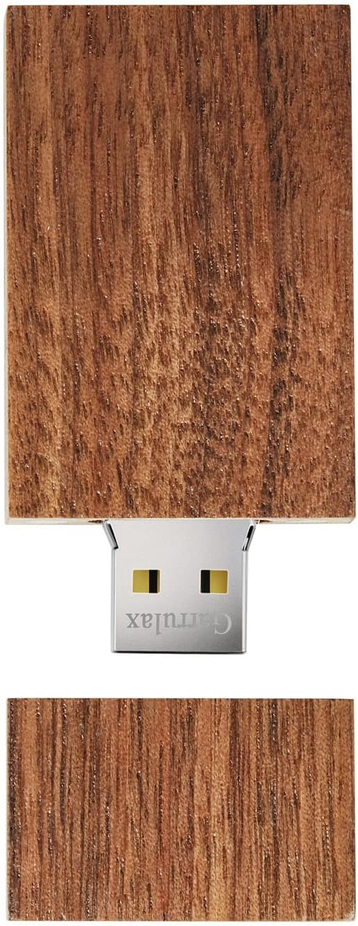 USB Flash Drive, 32GB Wooden USB2.0 High Speed USB Thumb Drives Memory Stick Pen Date Storage Stick Pendrive (Walnut)