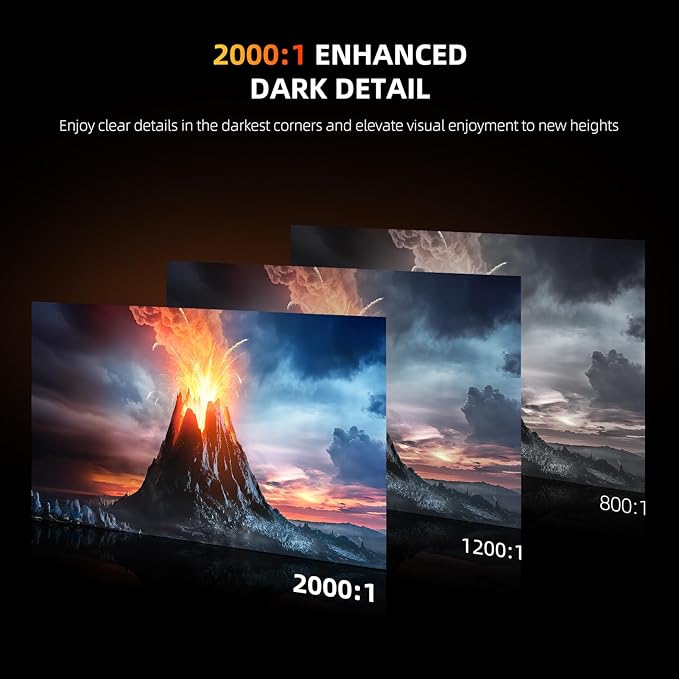 UPERFECT Portable Monitor 4K 23.8" QLED| 400 Nits 24" Large Monitor | 3840 * 2160 UHD 100% DCI-P3 | 1MS FreeSync | USB-C & HDMI | VESA & Stand | Second Screen for Computer, Mini PC, Game Consoles
