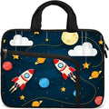 14 15 15.4 15.6 inch Laptop Handle Bag Computer Protect Case Pouch Holder Notebook Sleeve Neoprene Cover Soft Carrying Case with Extra Pockets For Dell Lenovo HP Chromebook (Rocket)