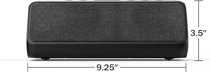OontZ Angle 3 Pro Soundbar - Wired and Wireless Bluetooth 5.0 Stereo Soundbar for TV, Optical/Aux/Bluetooth Connection, Exceptional Sound & Bass,100ft Wireless Range (Black)