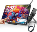 Portable Monitor Touchscreen for Mac 13.3" 2.5K Touch Screen Monitor with Protective Sleeve, USB-C Plug & Play 1500:1 0.22" Laptop Screen Extender for Mac Laptop PC with Stand and Stylus
