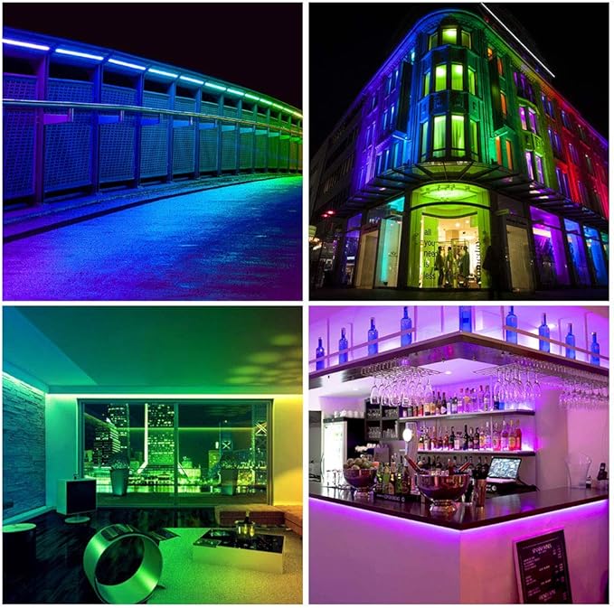 BTF-LIGHTING WS2811 Addressable LED Strip Ultra Bright 5050SMD RGB 60LED/m 20Pixels/m Multi-Colored Light Total 300LED 100Pixels 16.4FT DC12V IP65 Silicone Coating Waterproof(No Adapter or Controller)