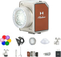 Harlowe Micro Portable Led Light for Photo and Video Recording 8W Bi-Color 2700K-6500K CRI/TLCI 96+ Soft Fill Lighting Kit for Studio and Travel Creators Micro Master Kit